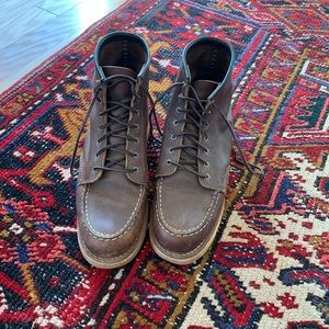 Redwing lace up boots.